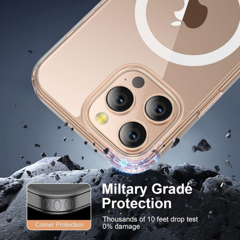 Puzdro Tech-Protect TP Flex MagSafe pre Apple iPhone 16 Pro Max, priehľadné
