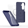Tech-Protect Silikónové puzdro MagSafe pre Samsung Galaxy S26, kobaltovo fialová