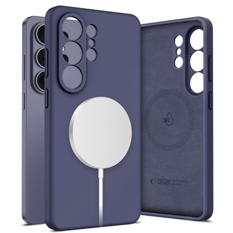 Tech-Protect Silikónové puzdro MagSafe pre Samsung Galaxy S26 Ultra, kobaltovo fialové