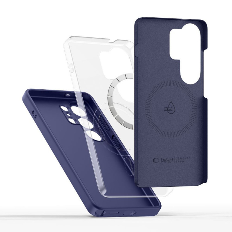 Tech-Protect Silikónové puzdro MagSafe pre Samsung Galaxy S26 Ultra, kobaltovo fialové