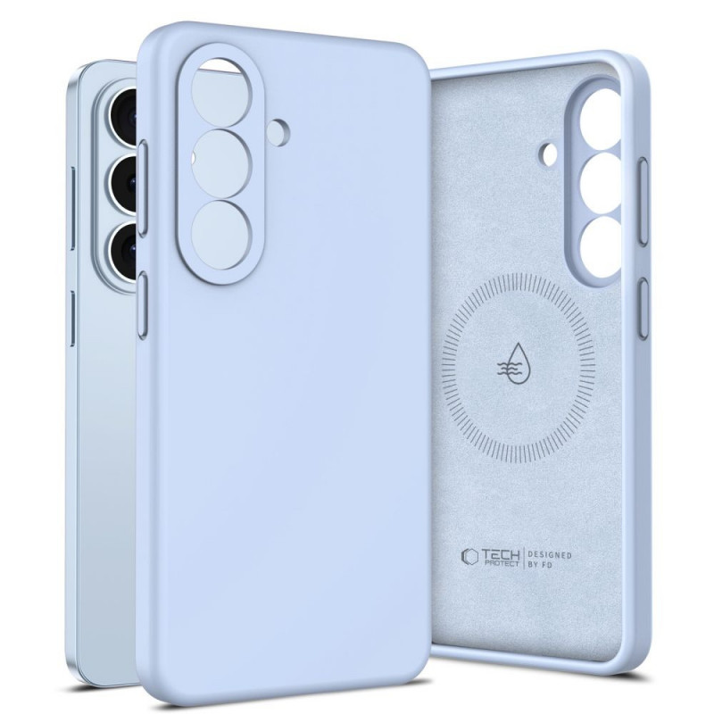Tech-Protect Silikónové puzdro MagSafe pre Samsung Galaxy S26, Sky Blue
