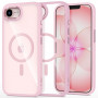 Tech-Protect Magmat MagSafe puzdro pre Apple iPhone 16e / 17e, soft pink/clear