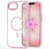 Tech-Protect Magmat MagSafe puzdro pre Apple iPhone 16e / 17e, soft pink/clear