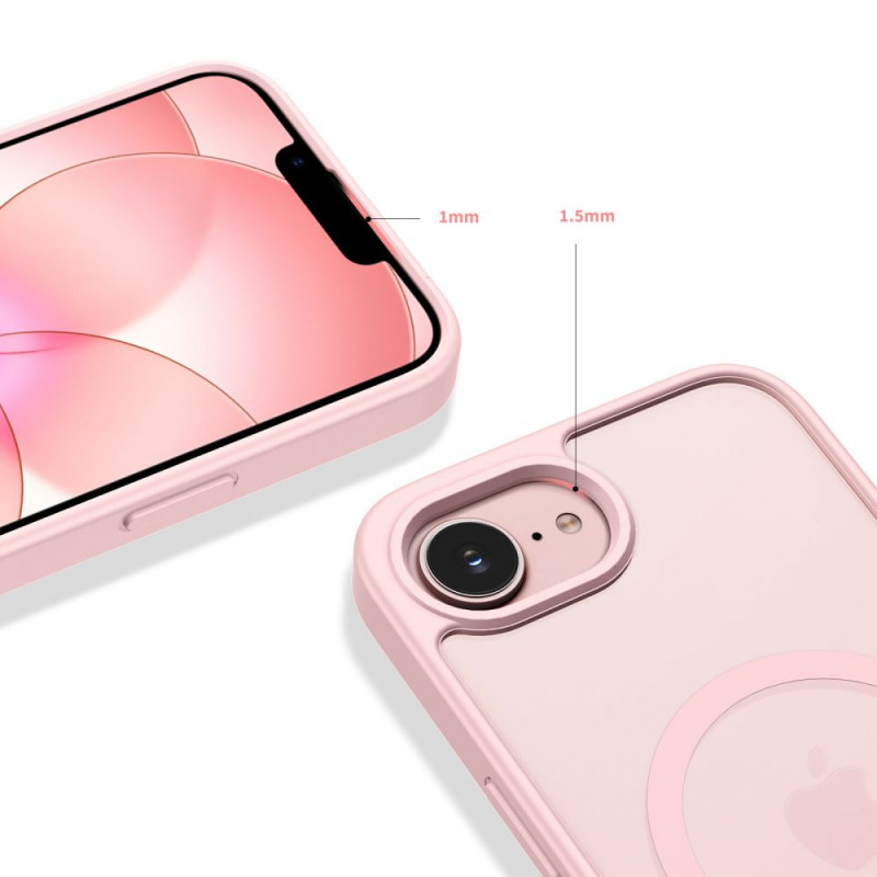 Tech-Protect BasicMag MagSafe puzdro pre Apple iPhone 16e / 17e, matná jemná ružová