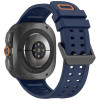 Tech-Protect Silikónový remienok Air pre Samsung Galaxy Watch Ultra 1 / 2 (2024-2026) 47 mm, námornícka modrá