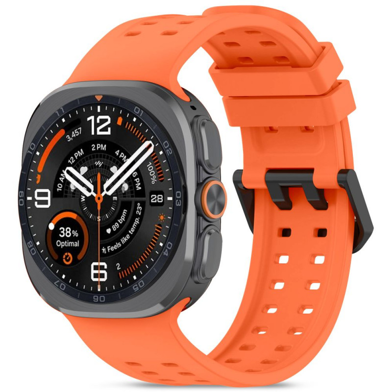 Tech-Protect Silikónový remienok Air pre Samsung Galaxy Watch Ultra 1 / 2 (2024-2026) 47 mm, tangerine orange