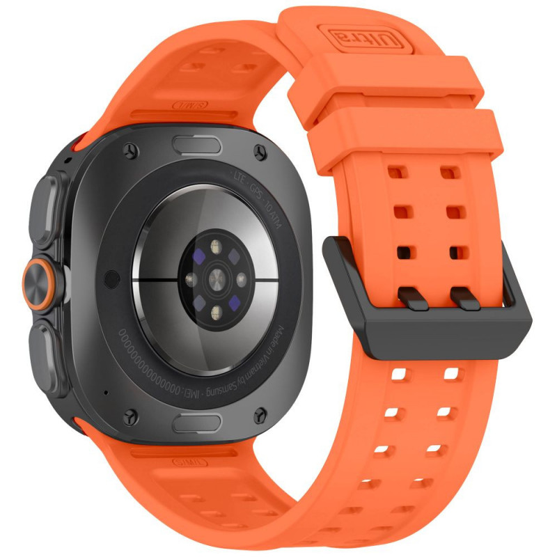 Tech-Protect Silikónový remienok Air pre Samsung Galaxy Watch Ultra 1 / 2 (2024-2026) 47 mm, tangerine orange