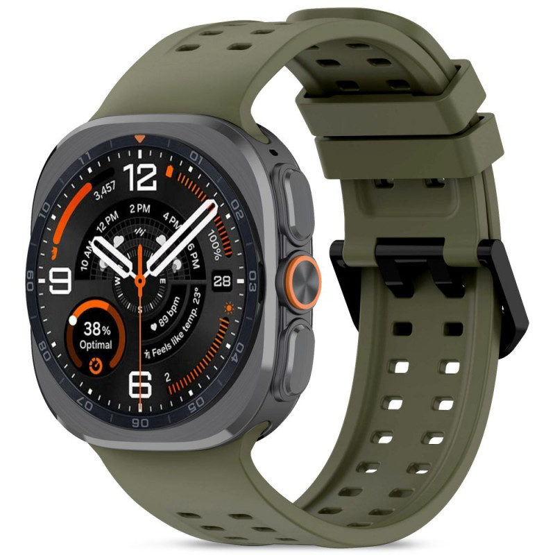 Tech-Protect Silikónový remienok Air pre Samsung Galaxy Watch Ultra 1 / 2 (2024-2026) 47 mm, olivovo zelený