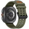 Tech-Protect Silikónový remienok Air pre Samsung Galaxy Watch Ultra 1 / 2 (2024-2026) 47 mm, olivovo zelený