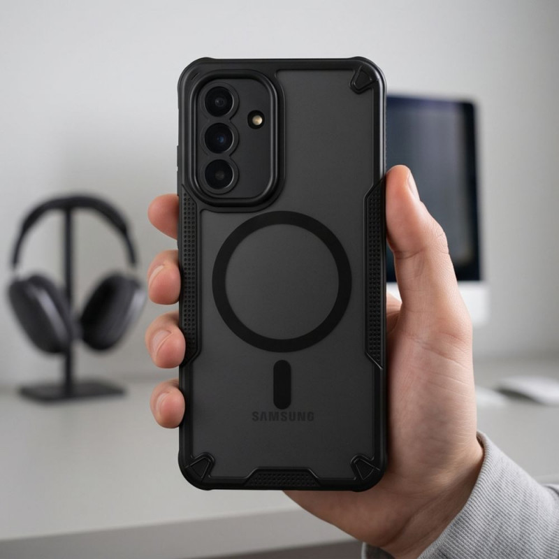 Tech-Protect Rugged Shield MagSafe puzdro Samsung Galaxy A17 / A18 / A26 4G / 5G matná čierna