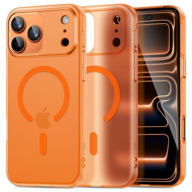 Tech-Protect Magslim MagSafe puzdro Apple iPhone 17 Pro Max matné kozmické oranžové