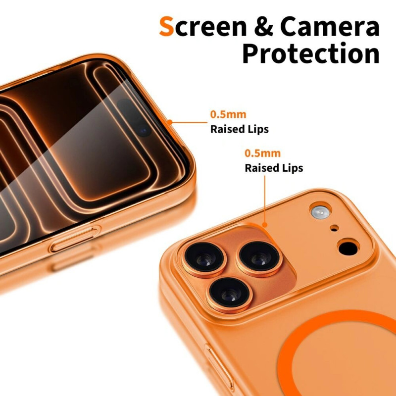 Tech-Protect Magslim MagSafe puzdro Apple iPhone 17 Pro Max matné kozmické oranžové
