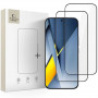 Tech-Protect Glass Fit+ tvrdené sklo Xiaomi Poco F8 Ultra THP5047, čierna (2 ks)
