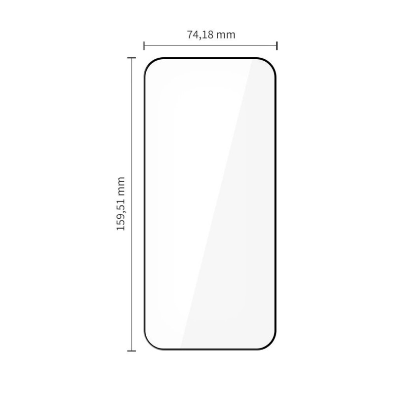 Tech-Protect Glass Fit+ tvrdené sklo Xiaomi Poco F8 Ultra THP5047, čierna (2 ks)
