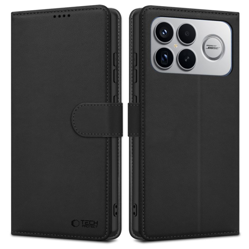 Tech-Protect Peňaženkové puzdro Xiaomi Poco F8 Ultra, čierne