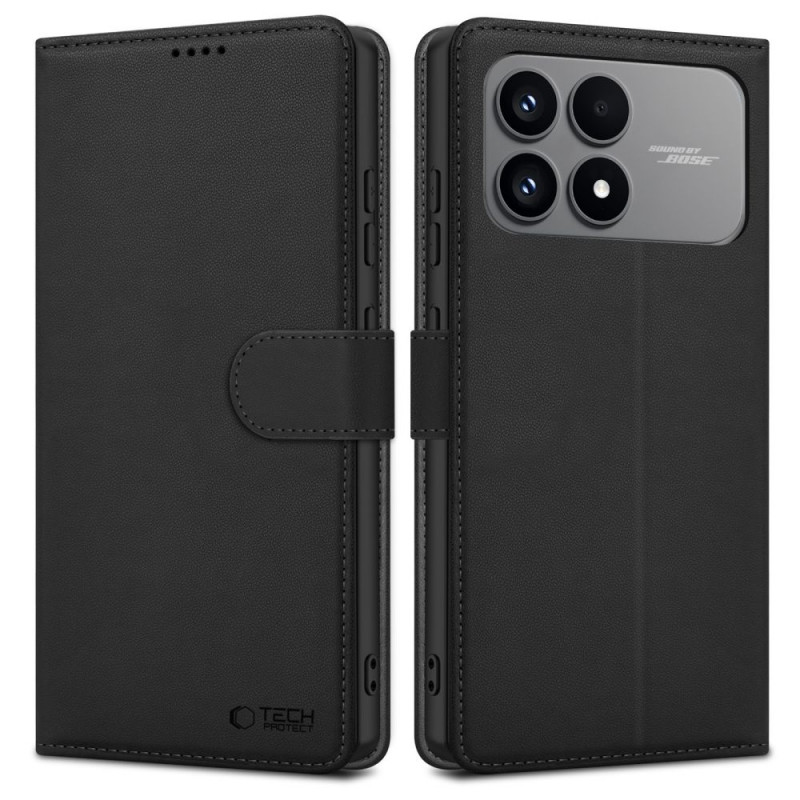 Tech-Protect peňaženkové puzdro Xiaomi Poco F8 Pro, čierne
