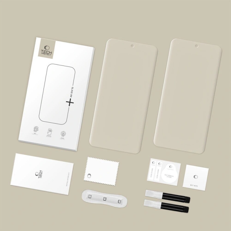 Tech-Protect Glass UV+ tvrdené sklo Xiaomi Redmi Note 15 Pro+ 5G / POCO M8 Pro, priehľadné (2 ks)
