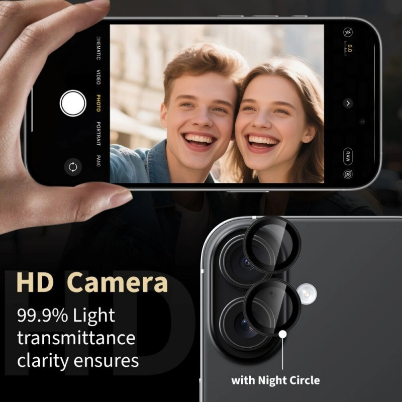 Tech Protect Tech-Protect Camring Fit+ THP5094 krytka fotoaparátu Xiaomi Redmi Note 15 Pro 5G / 15 Pro+ 5G / POCO M8 Pro, čierna