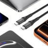 Kábel Tech-Protect Ultraboost UB11T USB-C na USB-C PD 240W, 100 cm, čierny