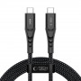 Kábel Tech-Protect Ultraboost UB11T USB-C na USB-C PD 240W, 200 cm, čierny