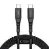 Kábel Tech-Protect Ultraboost UB11T USB-C na USB-C PD 240W, 200 cm, čierny