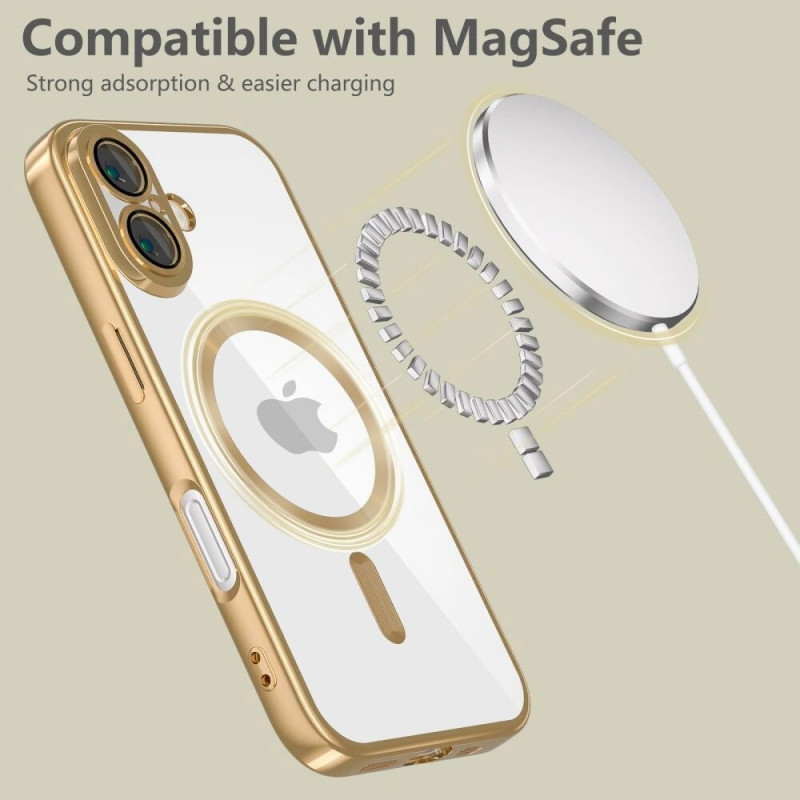 Tech-Protect MagFlex MagSafe puzdro THP3927 Apple iPhone 17e / 16e, lesklá zlatá