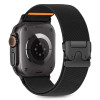 Tech-Protect náramok na hodinky z nylonu so sponou pre Apple Watch 6 / 7 / 8 / 9 / 10 / SE / Ultra 1 / 2 44/45/46/49 mm, čierny