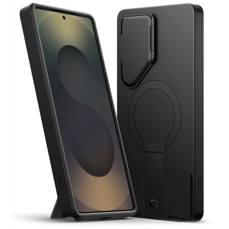 Tech-Protect Kevlar Aura MagSafe puzdro pre Samsung Galaxy S25 Ultra, čierno-oranžové