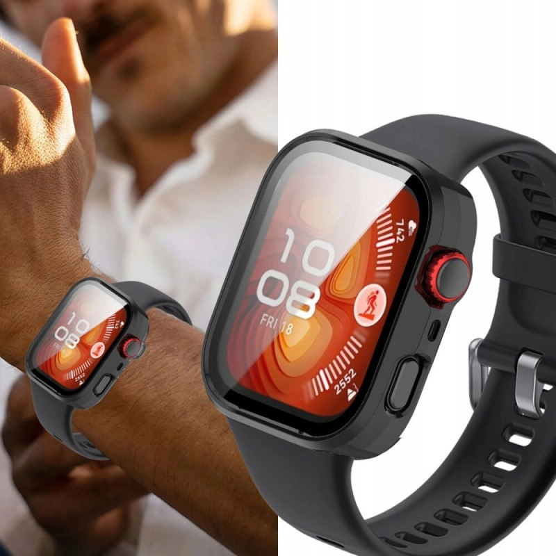 Tech-Protect Defense puzdro pre Huawei Watch Fit 4, priehľadné