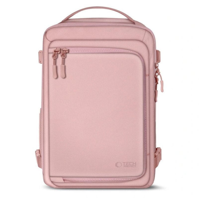 Cestovný batoh do kabíny Tech-Protect Defender S50 Ryanair & Wizzair na notebook, 20 L, 40x20x25 cm, dusty pink