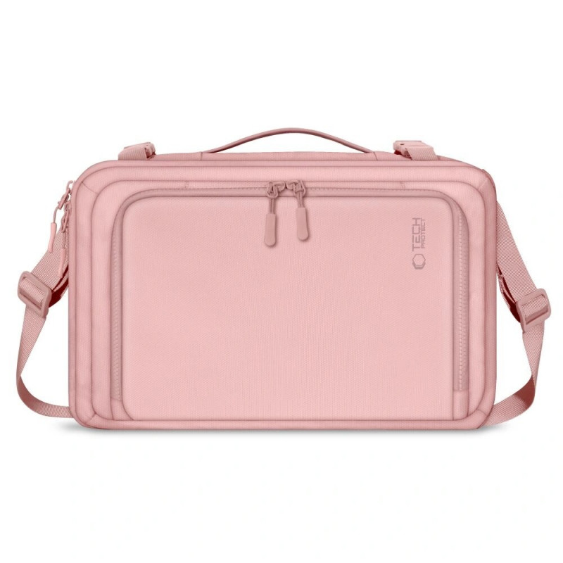 Cestovný batoh do kabíny Tech-Protect Defender S50 Ryanair & Wizzair na notebook, 20 L, 40x20x25 cm, dusty pink