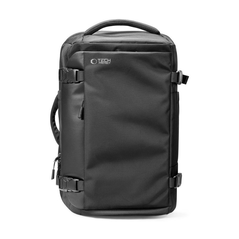 Cestovný batoh do kabíny na notebook Tech-Protect Defender S40 Ryanair & Wizzair, 20 l, 40x20x25 cm, čierny