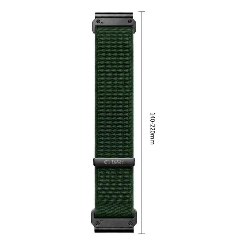 Remienok na hodinky Tech-Protect NylonLoop Garmin Fenix 5X / 5X Plus / 6X / 6X Pro / 7X / 8 / 8 Pro / 9 / 9 Pro (51 mm), Military Green