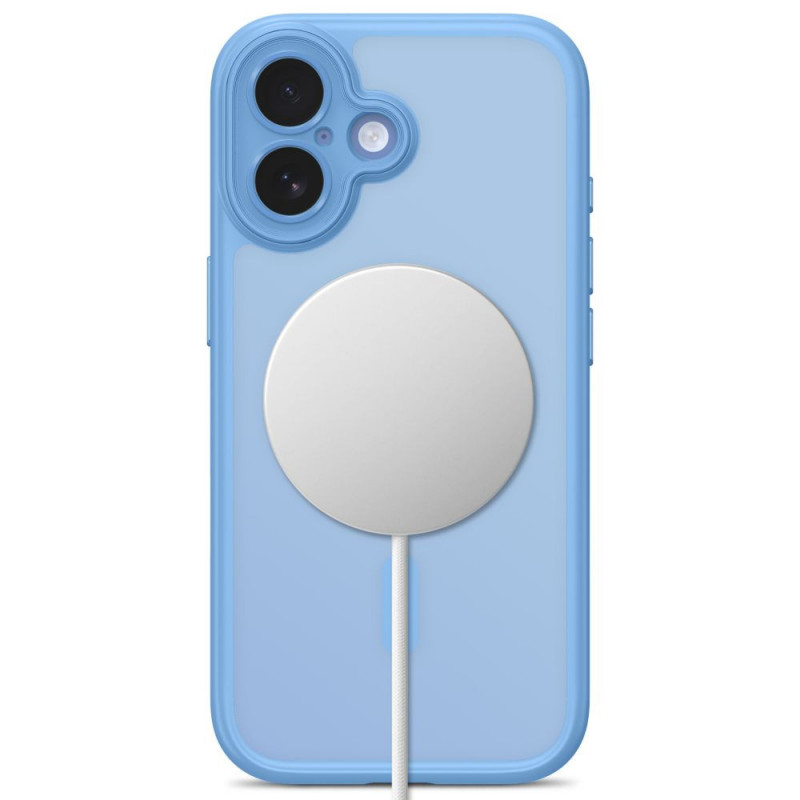 Tech-Protect MagPeak MagSafe CC puzdro pre Apple iPhone 17, matná mist blue