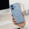 Tech-Protect MagPeak MagSafe CC puzdro pre Apple iPhone 17, matná mist blue