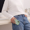 Tech-Protect MagPeak MagSafe CC puzdro pre Apple iPhone 17, matná šalviová