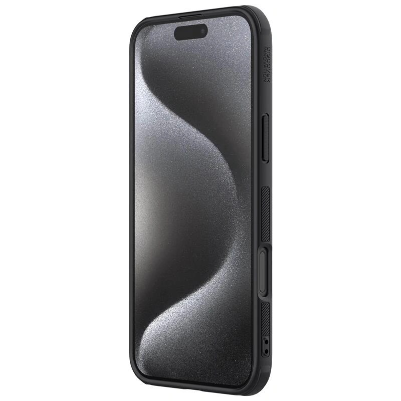 Puzdro Nillkin Super Frosted Shield Pro pre Apple iPhone 16 Pro, čierne