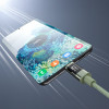 Choetech XCC-1068 PD 60W kábel USB-C na USB-C s displejom, 1,2 m, zelený