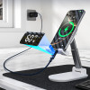 Choetech XCC-1068 PD 60W kábel USB-C na USB-C s displejom, 1,2 m, modrý
