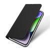 Dux Ducis Skin Pro peňaženkové puzdro s preklápacím krytom pre Apple iPhone 15 Plus, čierne
