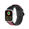 Dux Ducis Outdoor Version nylonový remienok pre Apple Watch Ultra, SE, 8, 7, 6, 5, 4, 3, 2, 1 (49, 45, 44, 42 mm), čierny a červený
