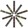 Dux Ducis Outdoor Version nylonový remienok pre Apple Watch Ultra, SE, 8, 7, 6, 5, 4, 3, 2, 1 (49, 45, 44, 42 mm), čierny a červený