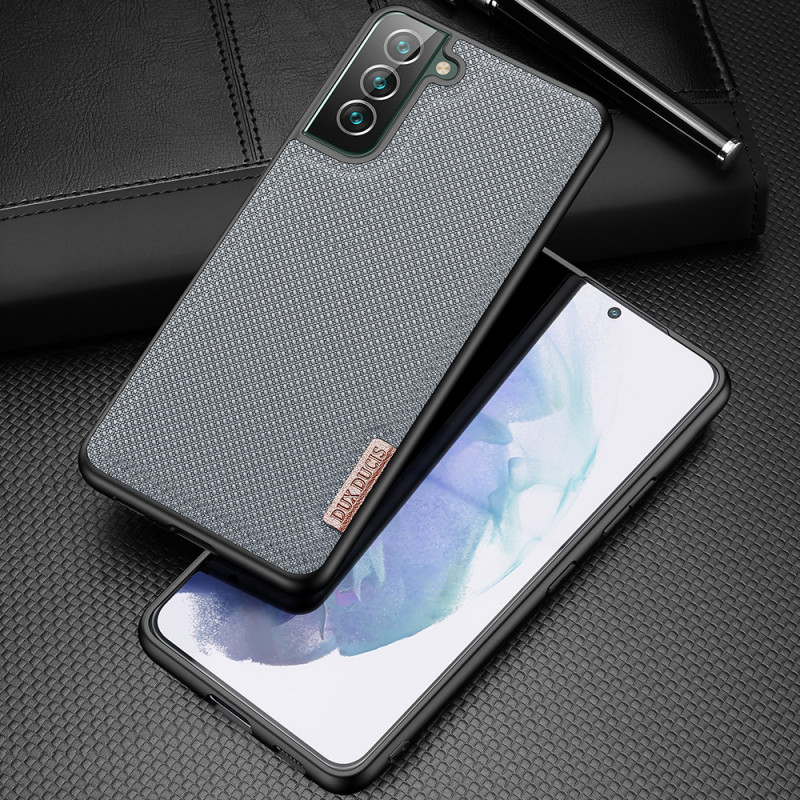 Dux Ducis Fino nylonové puzdro pre Samsung Galaxy S22+ (S22 Plus), modré