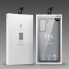 Dux Ducis Fino nylonové puzdro pre Samsung Galaxy S22+ (S22 Plus), modré