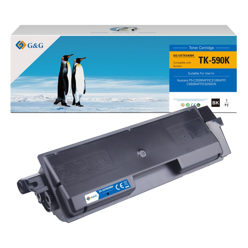 Kompatibilný toner G&G pre Kyocera TK590K / 1T02KV0NL0 (14432)