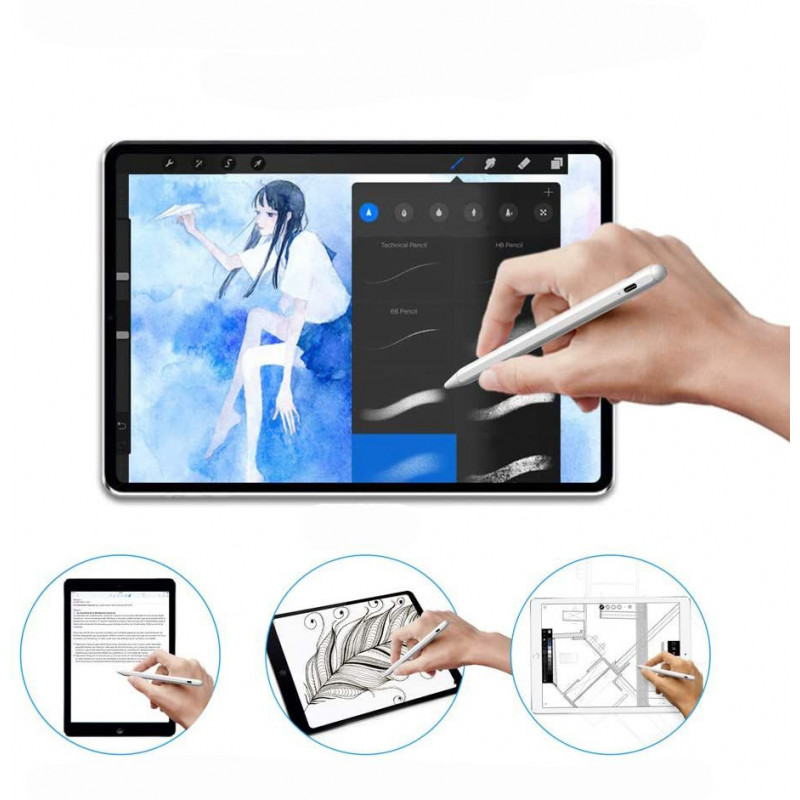 Tech-Protect Digitálne stylus pero pre Apple iPad, biele