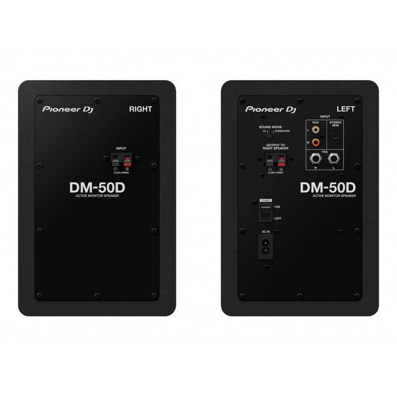Pioneer DM-50D 2-pásmový reproduktor, drôtový, 50 W, čierny