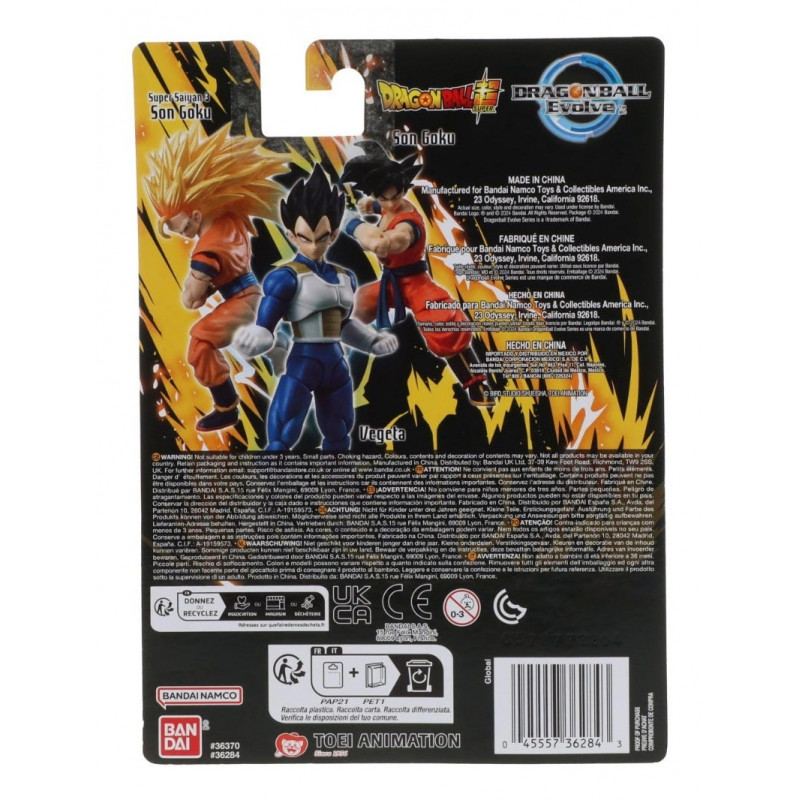 Zberateľská figúrka Bandai Dragon Ball Super Evolve Vegeta