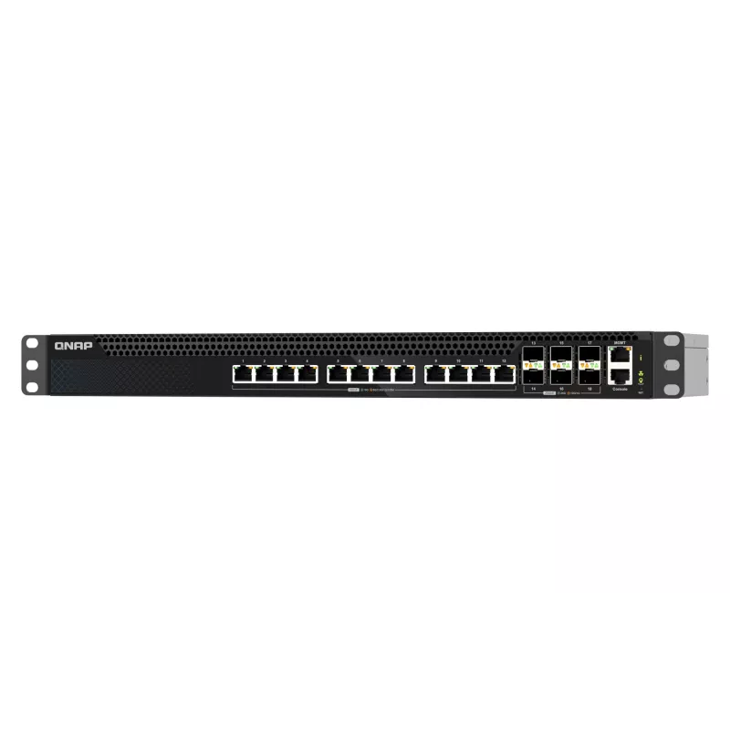 QNAP QSW-M5218-6F12T spravovaný L3 sieťový switch, 10G Ethernet, 1U rack