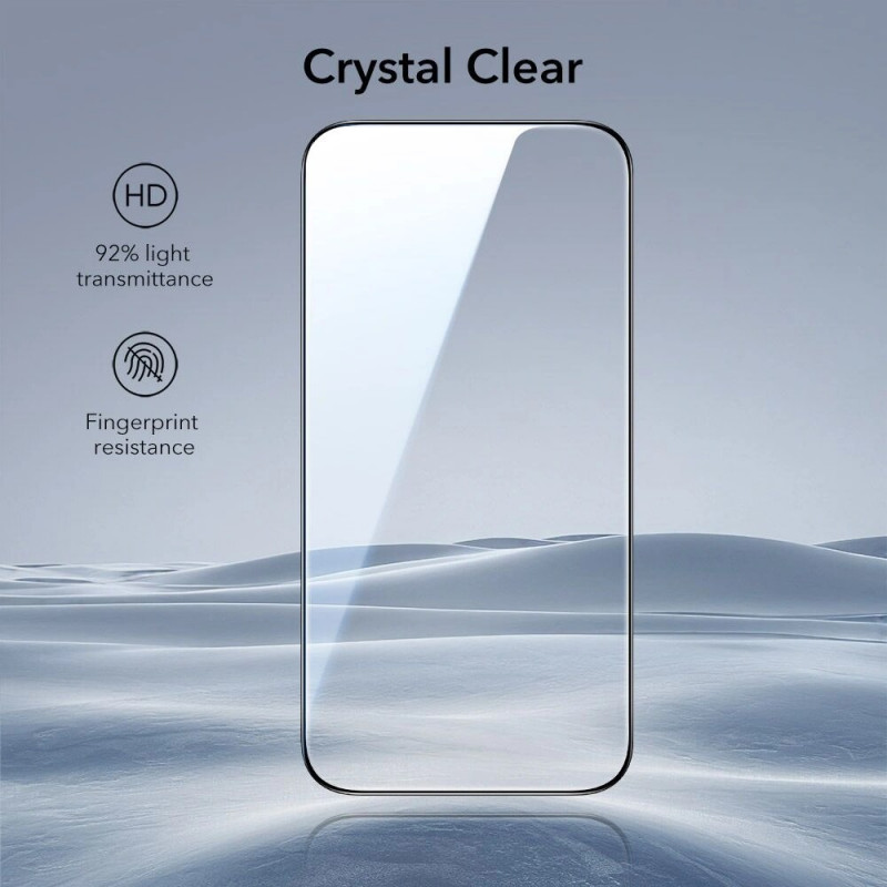 ESR UltraFit tvrdené sklo na ochranu displeja pre Apple iPhone 17 Pro Max / 18 Pro Max, ESR925, priehľadné (2 ks)